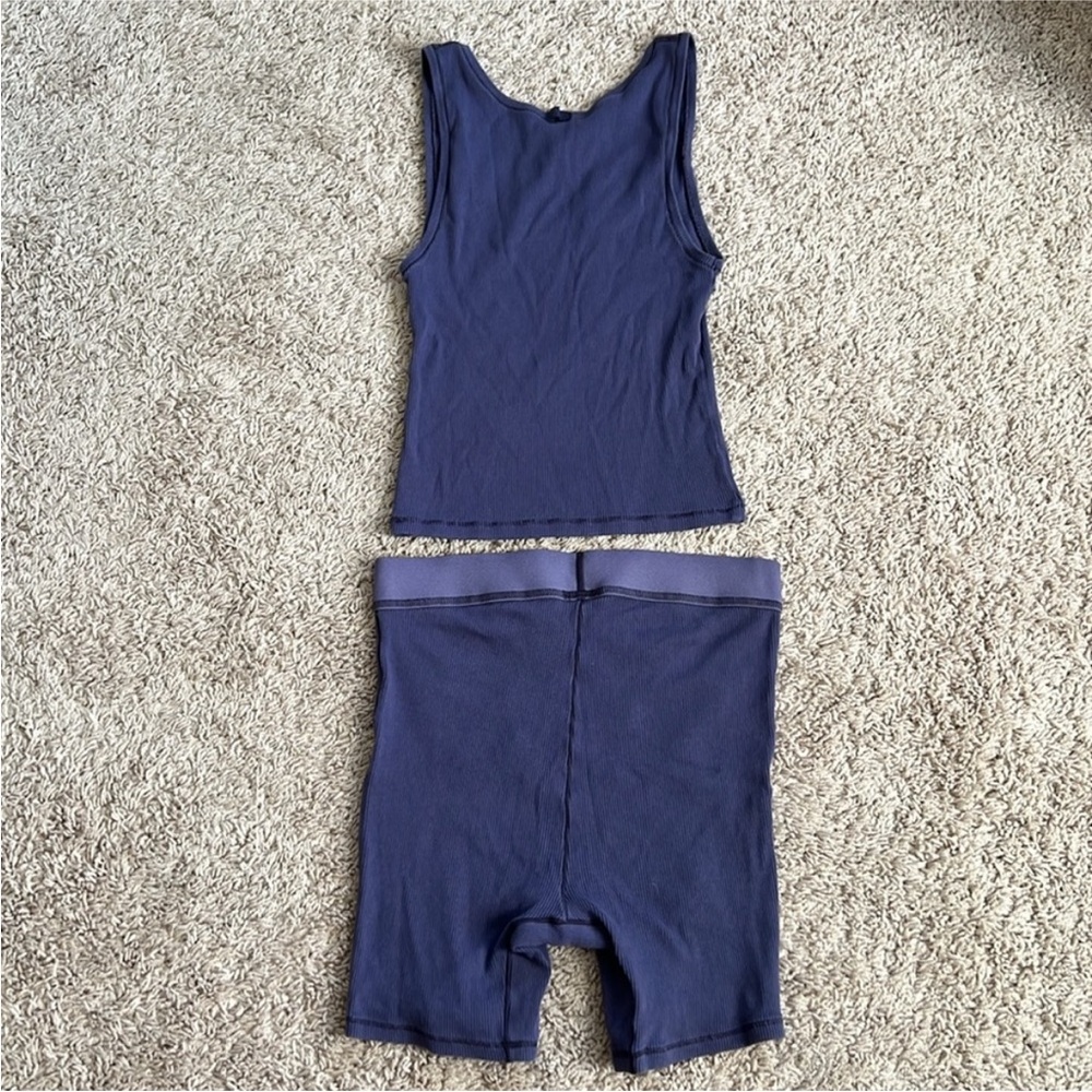 ✨ SKIMS Cotton Rib Tank & Short SET - Picture 3 of 9